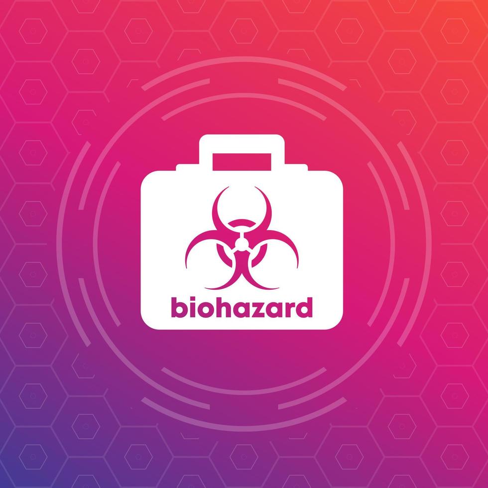 Biohazard-Box-Symbol für das Web vektor