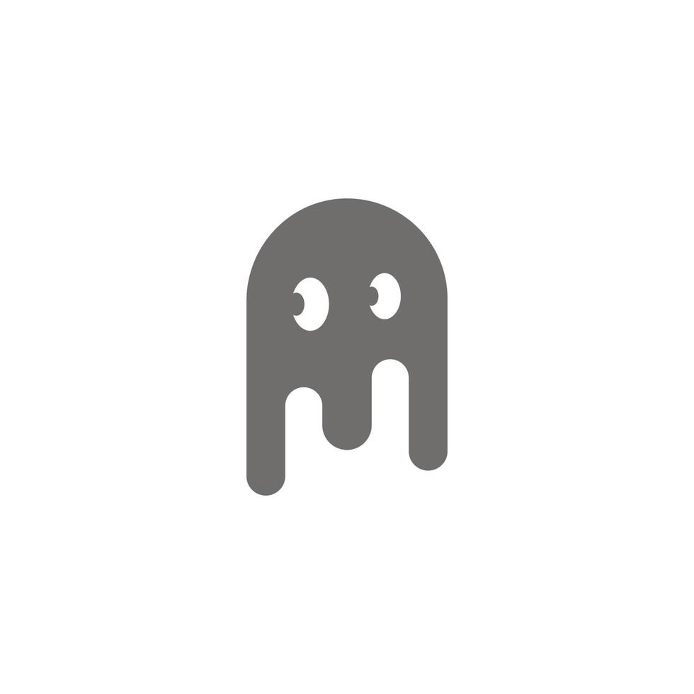 ghost logotyp ikon design illustration vektor