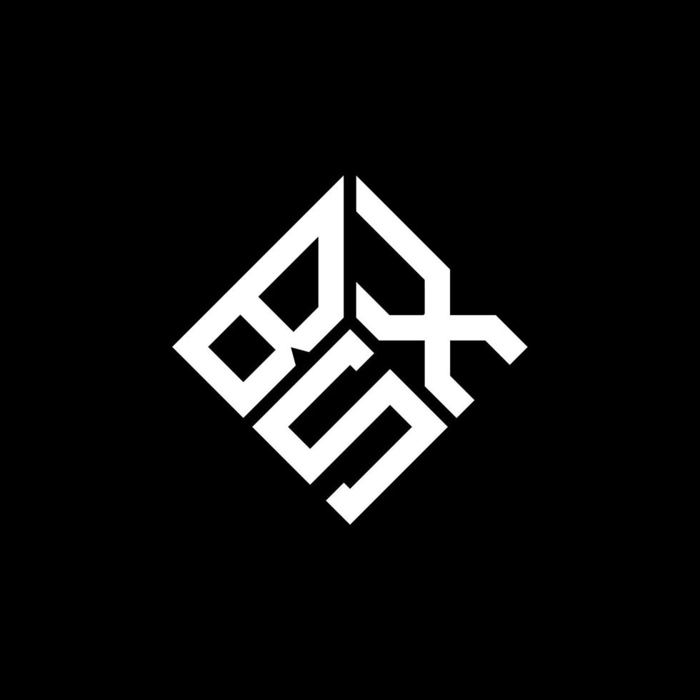 bsx kreativa initialer brev logotyp koncept. bsx bokstav design.bsx bokstav logotyp design på svart bakgrund. bsx kreativa initialer brev logotyp koncept. bsx bokstavsdesign. vektor