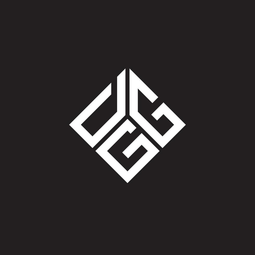 dgg brev logotyp design på svart bakgrund. dgg kreativa initialer brev logotyp koncept. dgg bokstavsdesign. vektor