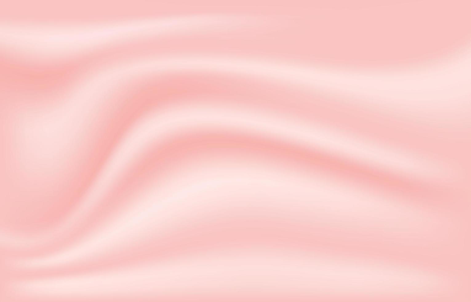 abstrakter hintergrund luxus rosa stoff flüssige welle oder gewellte falten grunge seidensatin samt material. Hintergrund mit schönem weichem Unschärfemuster natürlich. Vektor-Illustration. vektor