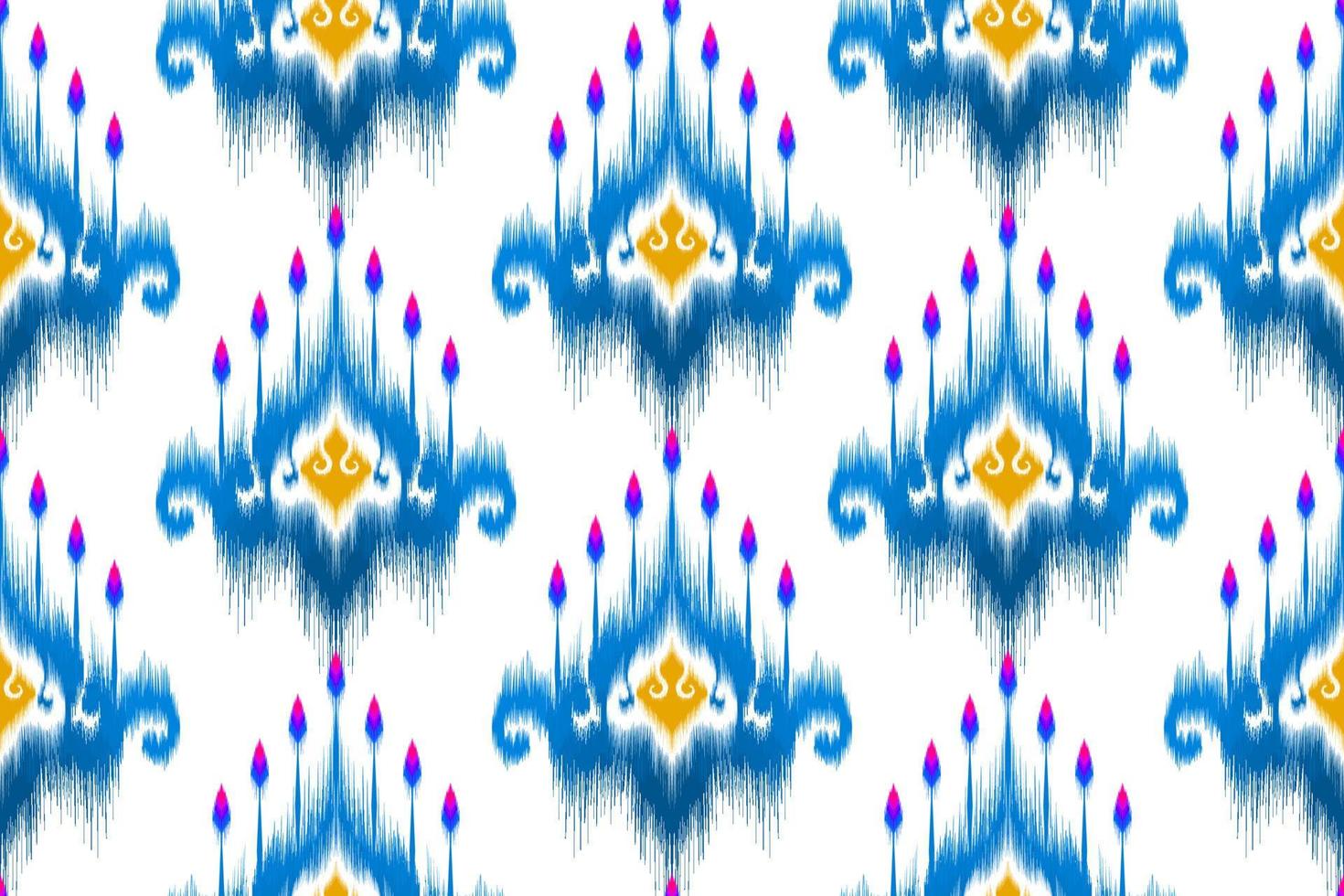 abstrakt geometrisk ikat etnisk mönsterdesign. Aztec tyg matta mandala ornament textil dekorationer tapet. tribal boho infödda etniska kalkon traditionell broderi vektor bakgrund