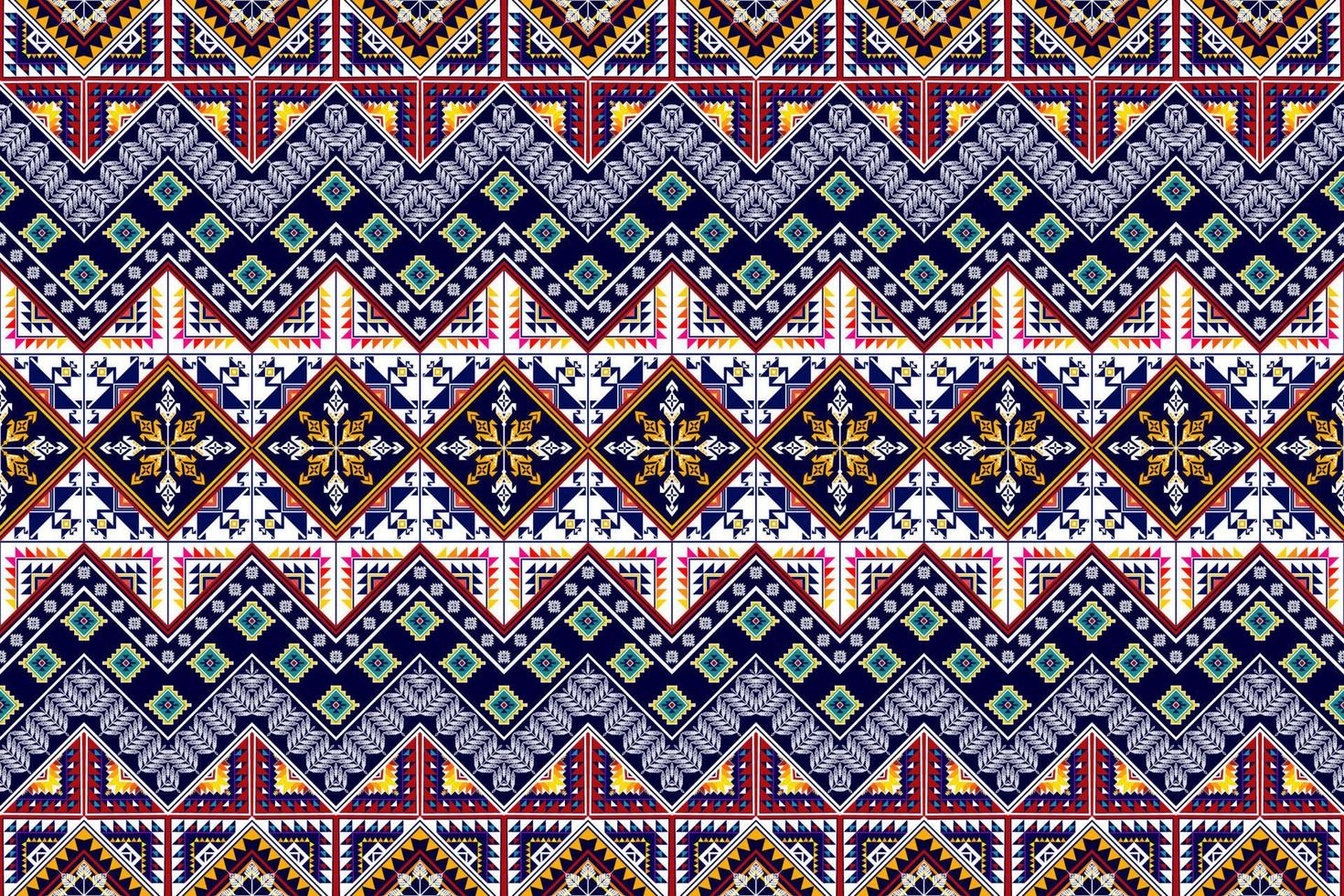 geometrisk abstrakt etnisk mönsterdesign. Aztec tyg matta mandala ornament textil dekorationer tapet. tribal boho infödda etniska kalkon traditionell broderi vektor bakgrund