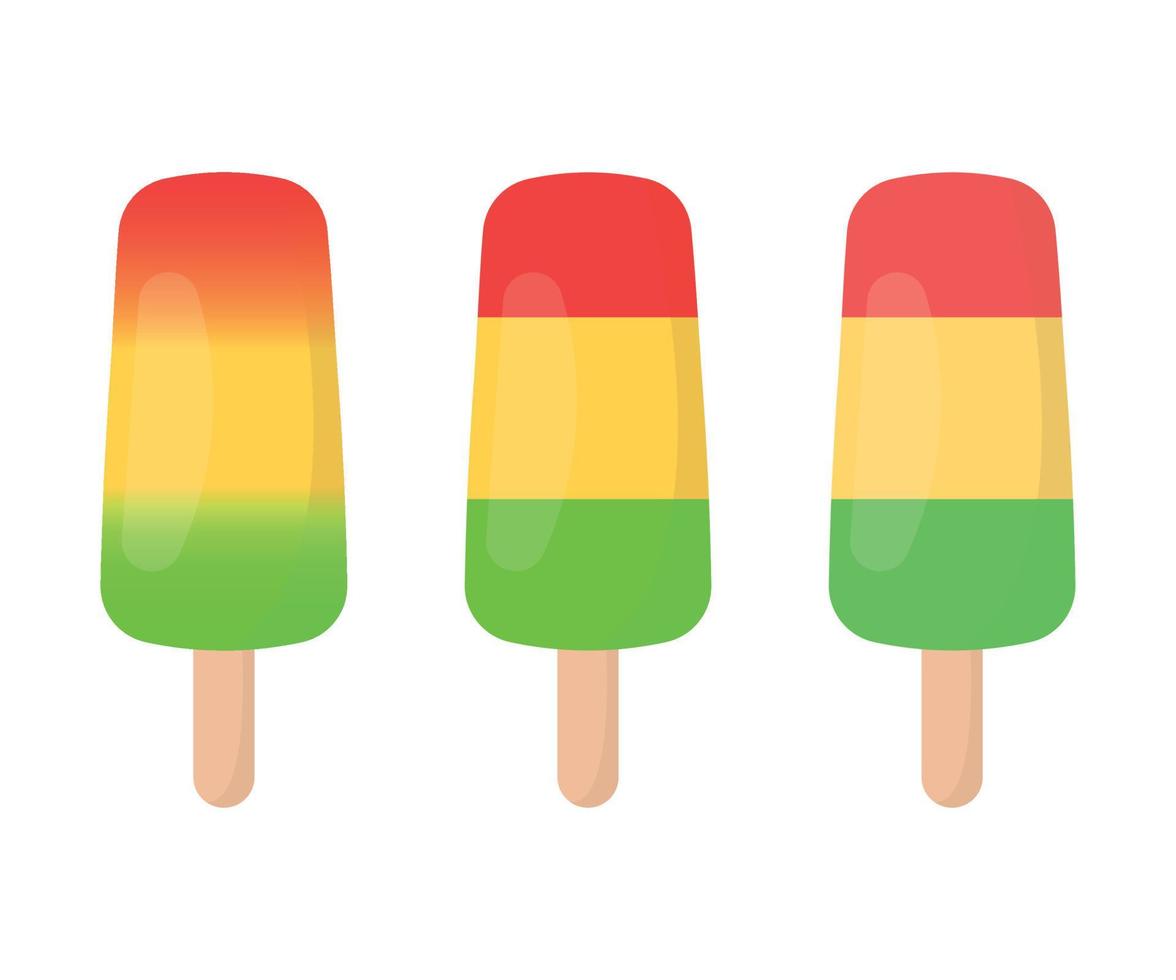 cartoon eis am stiel eis am stiel clipart symbol früchte vektor sommer