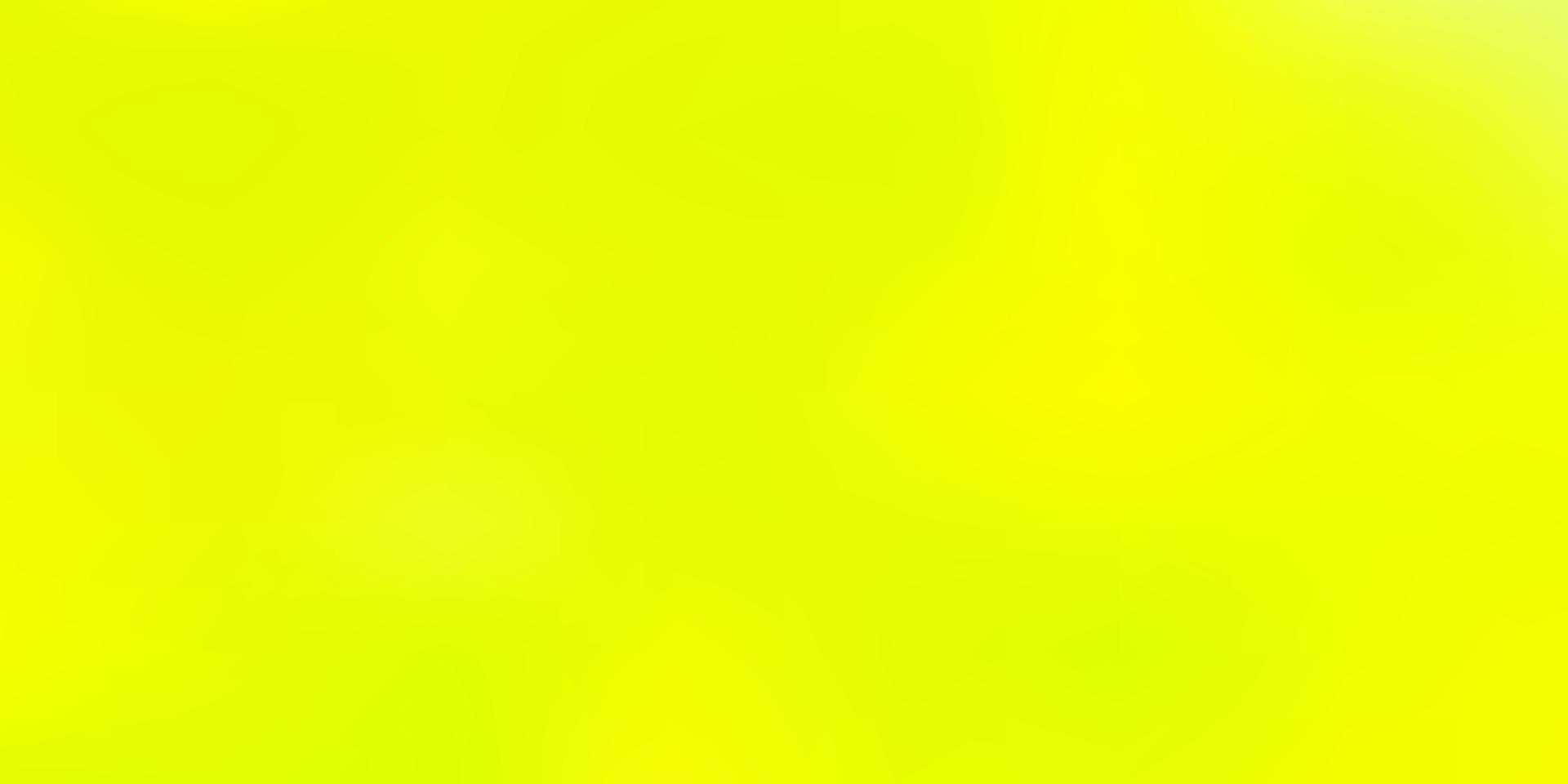 hellgrünes, gelbes Vektor abstraktes Unschärfemuster.