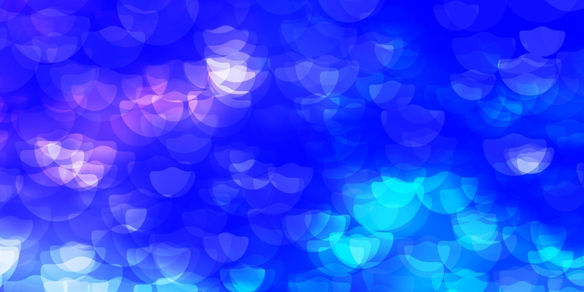 ljusrosa, blå vektorbakgrund med fläckar. vektor