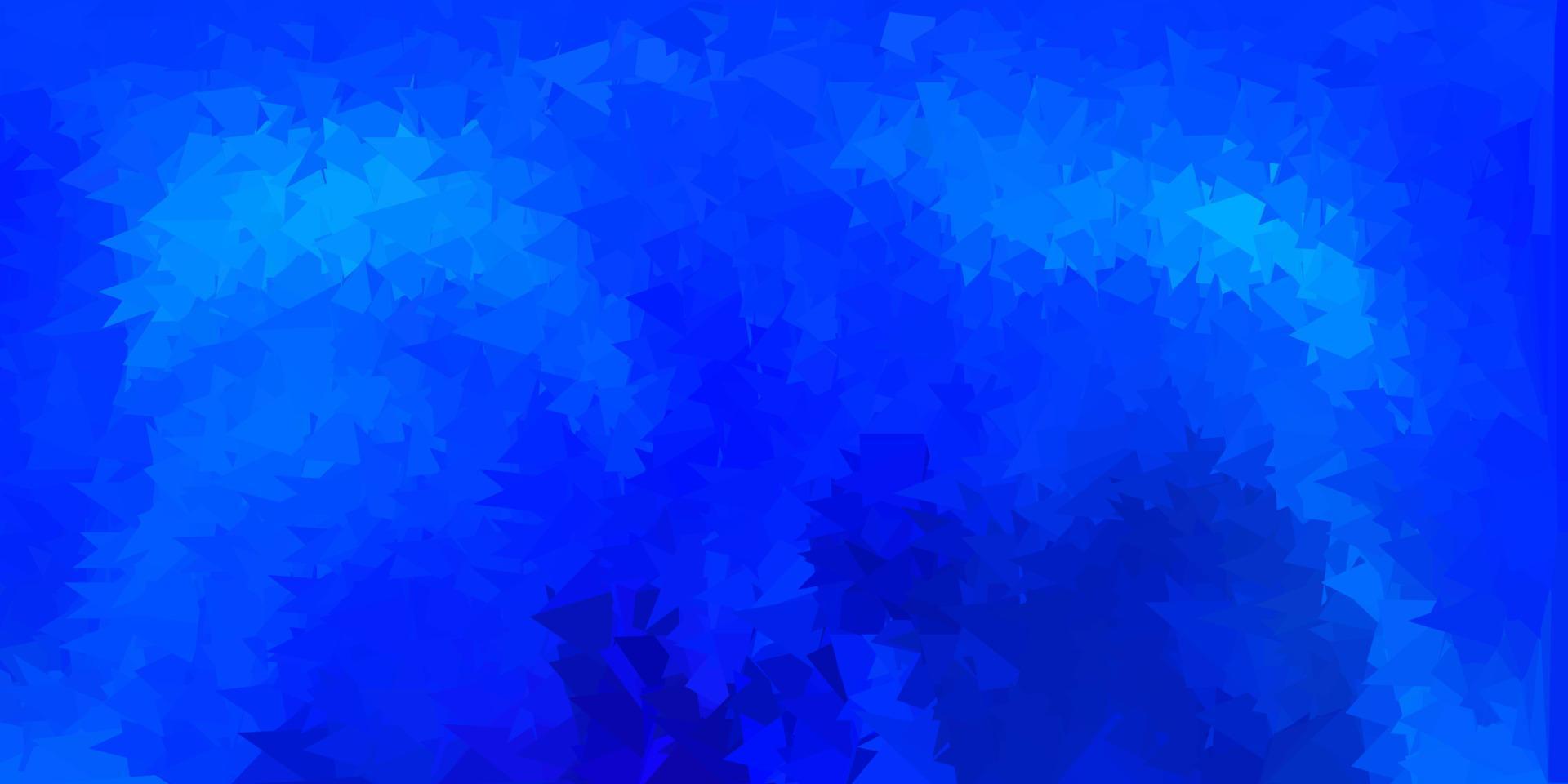 mörkrosa, blå vektor abstrakt triangel bakgrund.