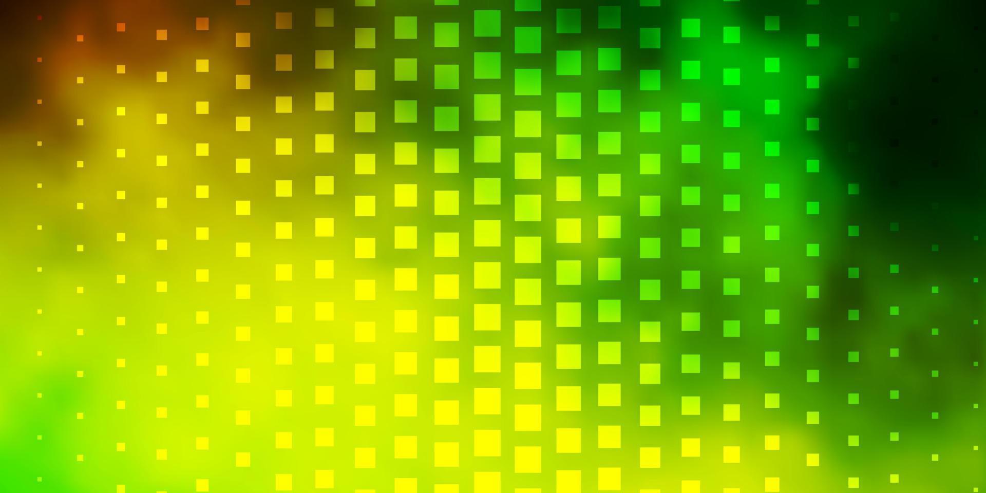 ljusgrön, gul vektormall i rektanglar. vektor