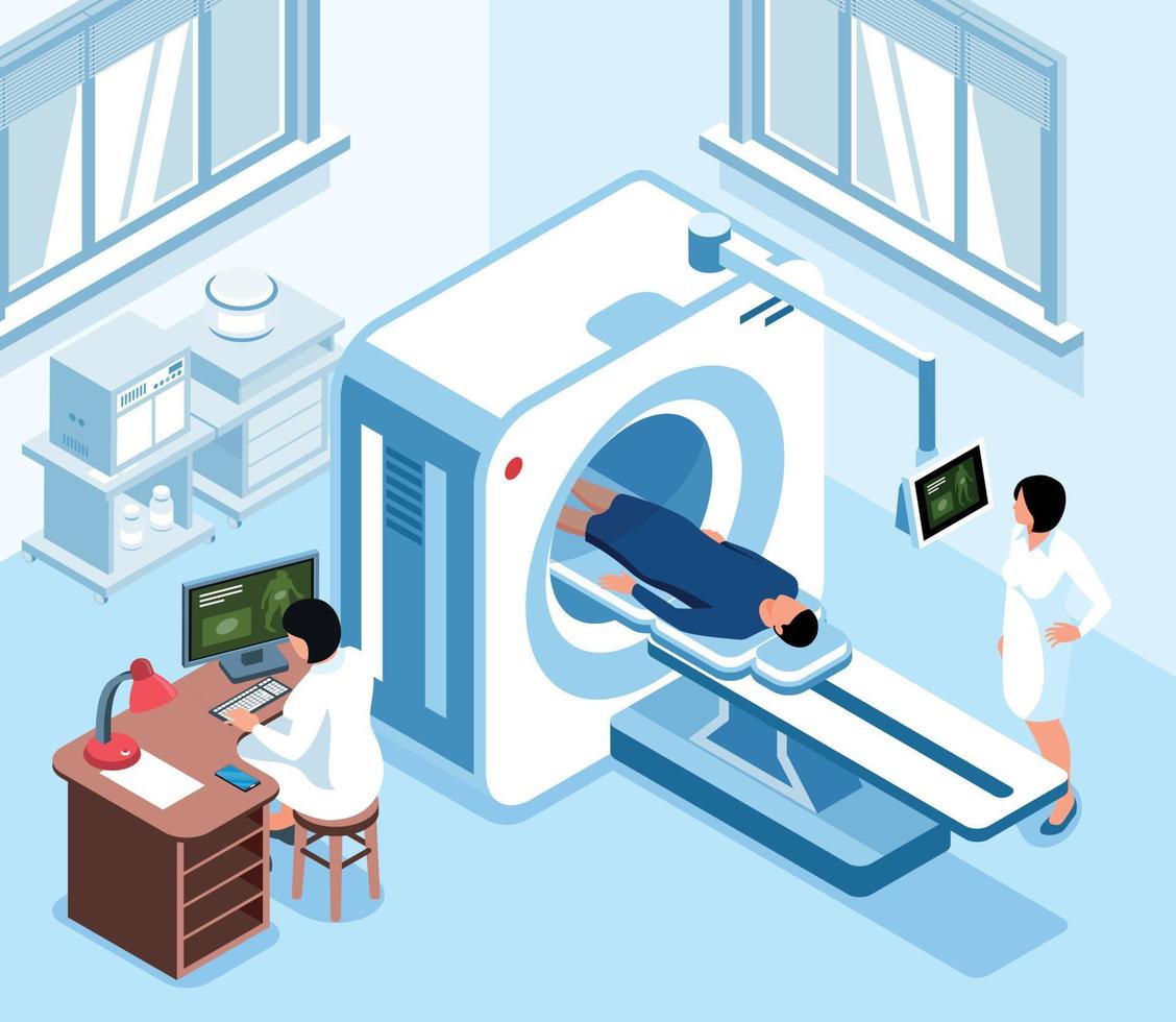 isometrisk scan diagnostisk sammansättning vektor