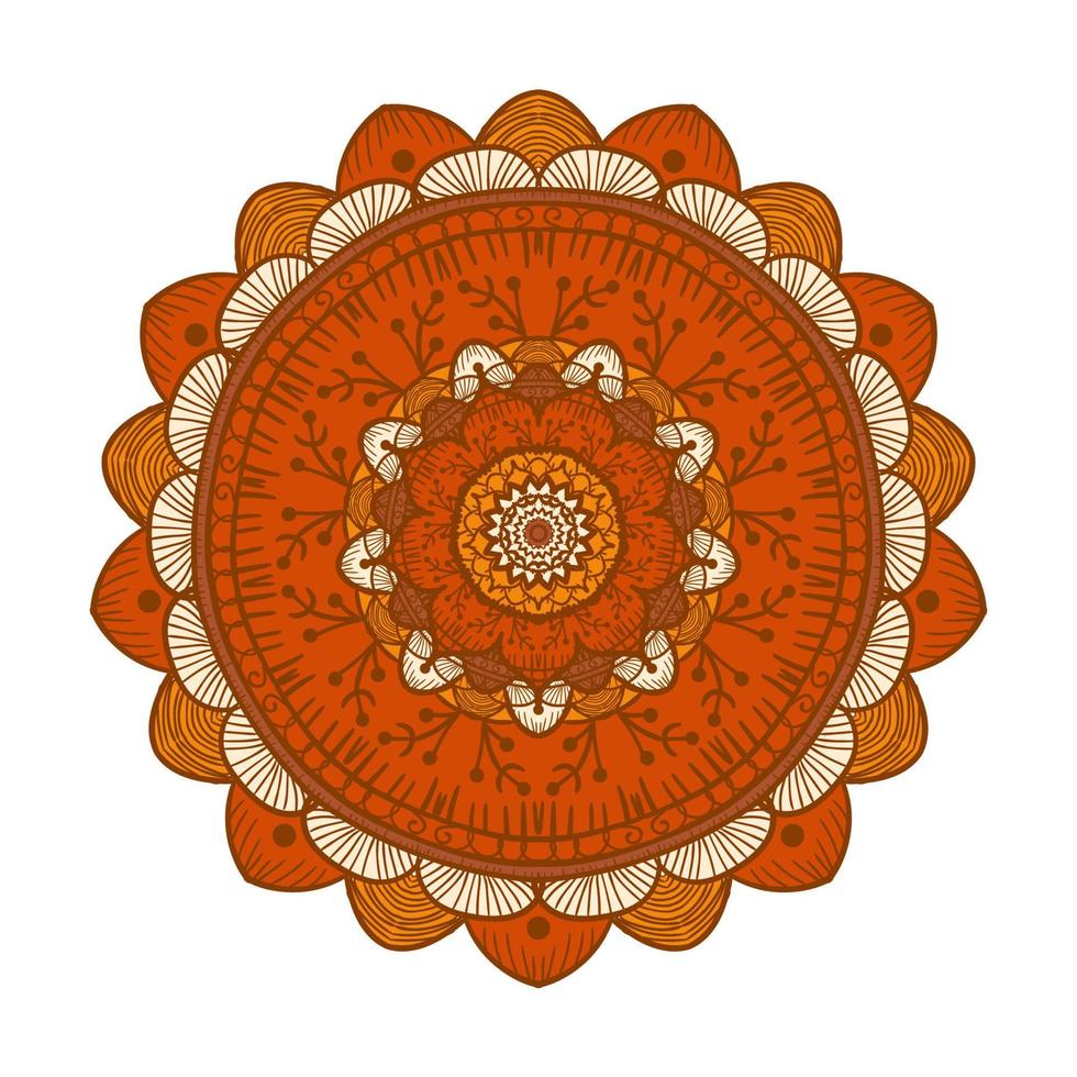 mandala linjemall vektor