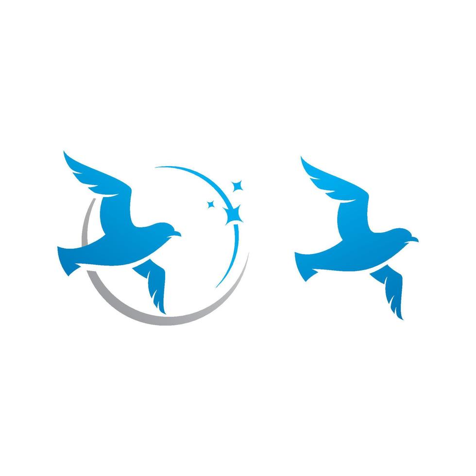 Vogel-Logo-Vorlage, Vektorgrafik-Design vektor