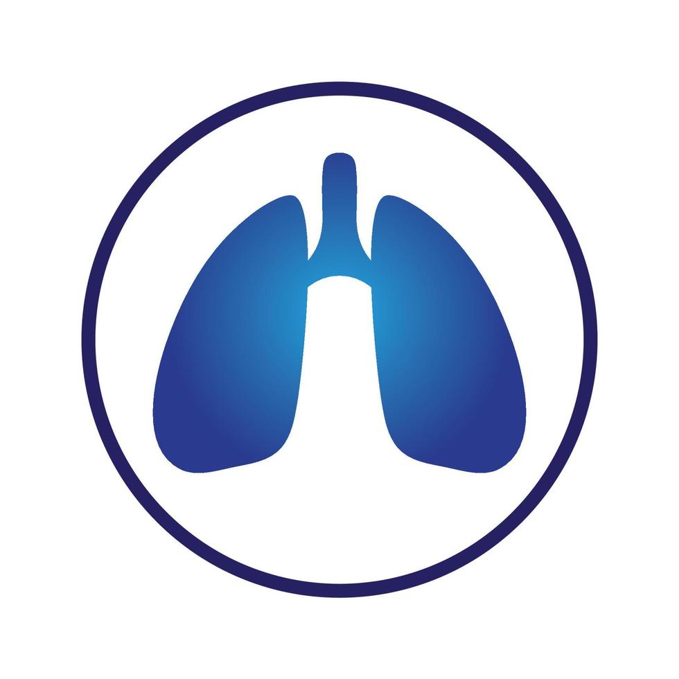 lung logotyp design vektor för ditt företag