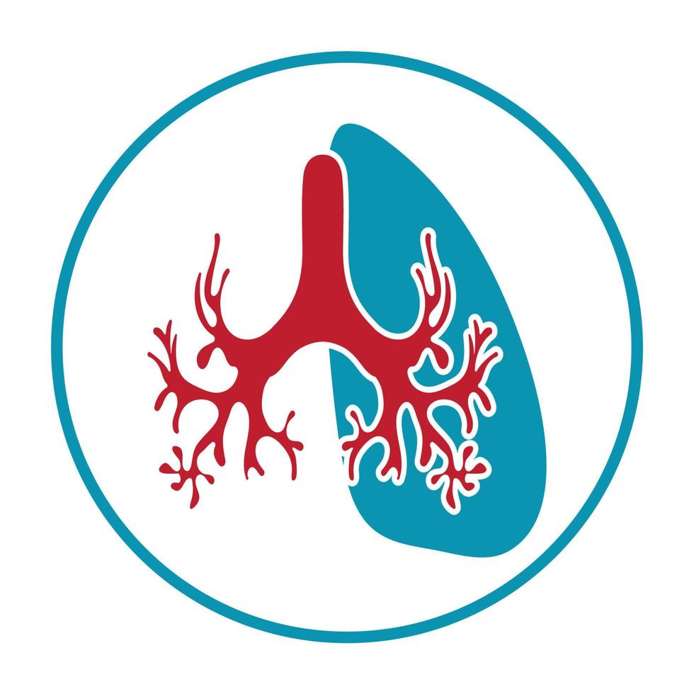 lung logotyp design vektor för ditt företag