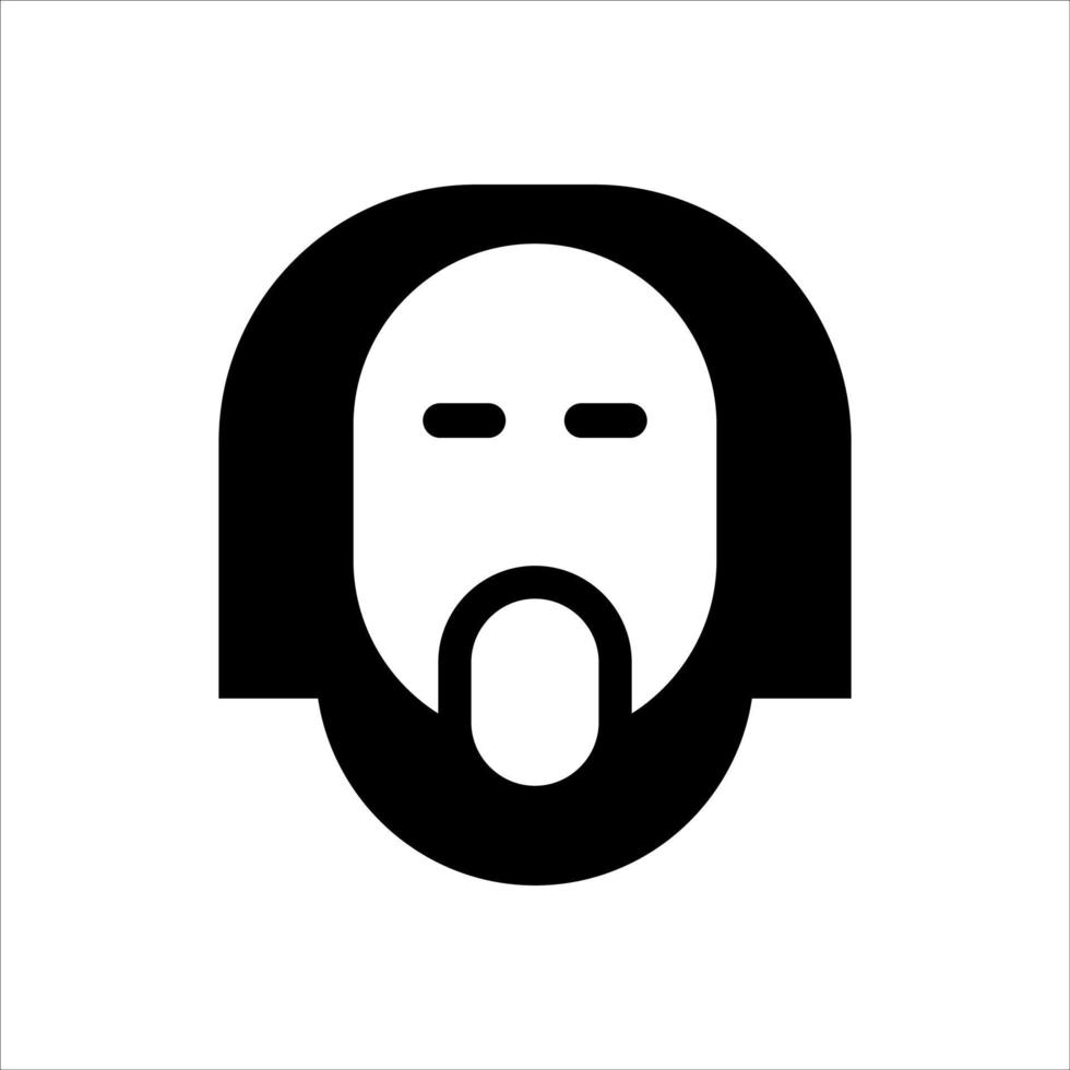 muslimischer Avatar-Profil freier Vektor