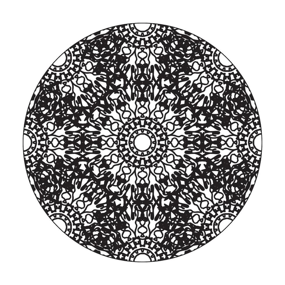 handgezeichnetes Mandala. dekoration in ethnischer orientalischer gekritzelverzierung. vektor