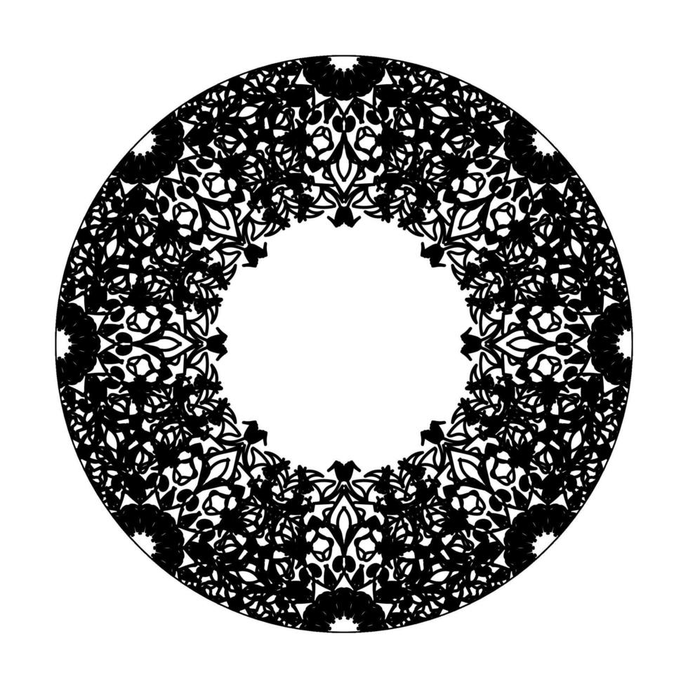 handgezeichnetes Mandala. dekoration in ethnischer orientalischer gekritzelverzierung. vektor