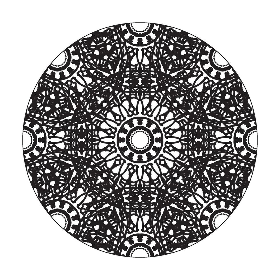 handgezeichnetes Mandala. dekoration in ethnischer orientalischer gekritzelverzierung. vektor