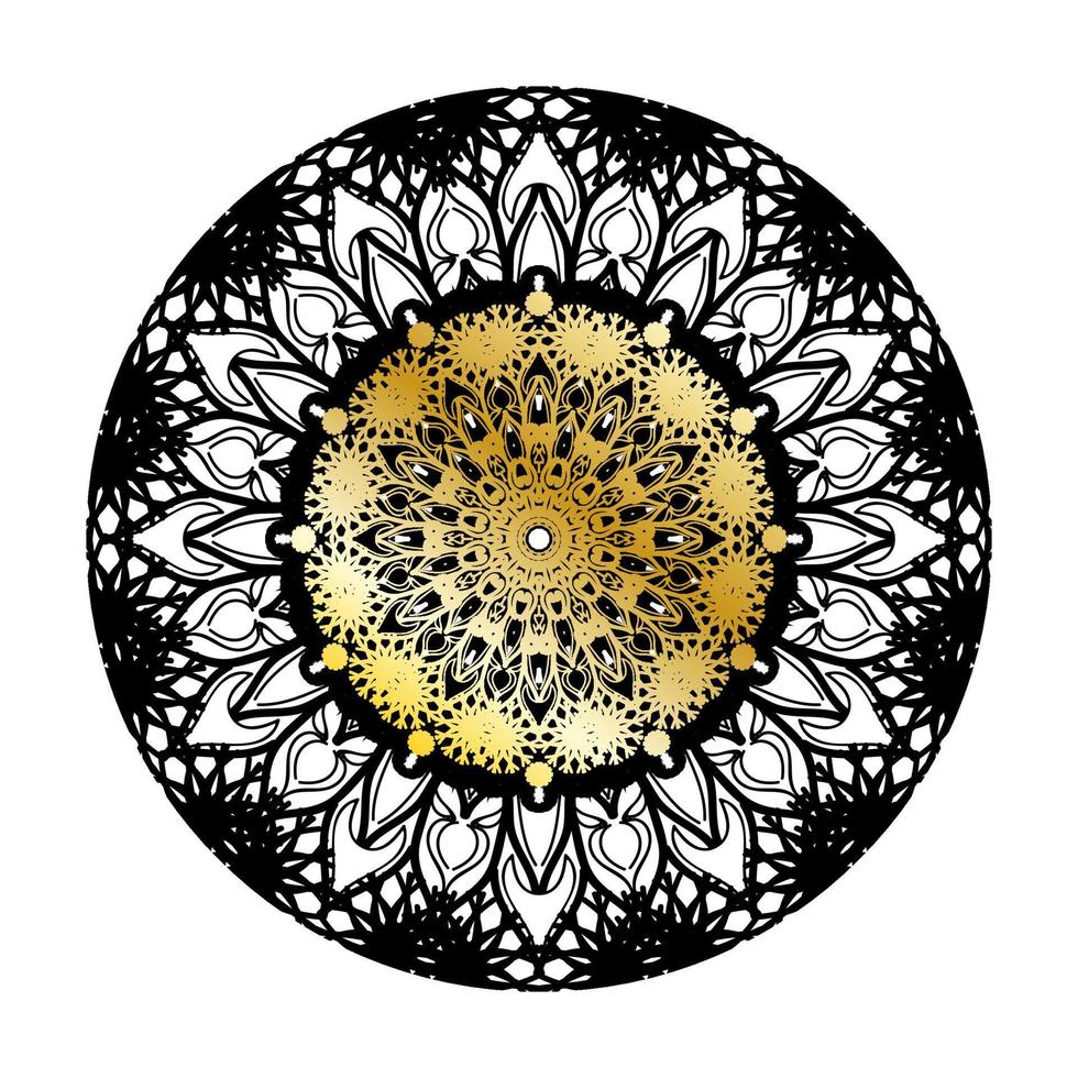 Vektor runden abstrakten Kreis. Luxus-Mandala-Stil.