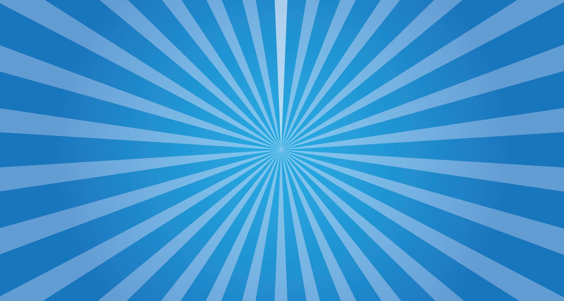 blaue Sunburst-Hintergrundvektorgrafiken vektor