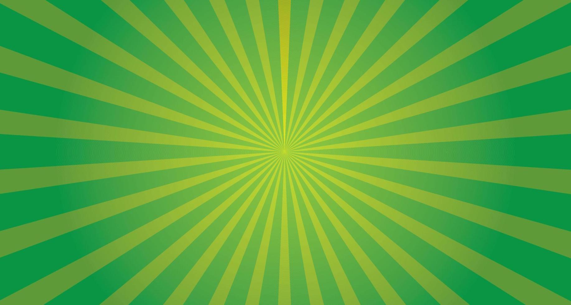 grön sunburst bakgrund vektorgrafik vektor