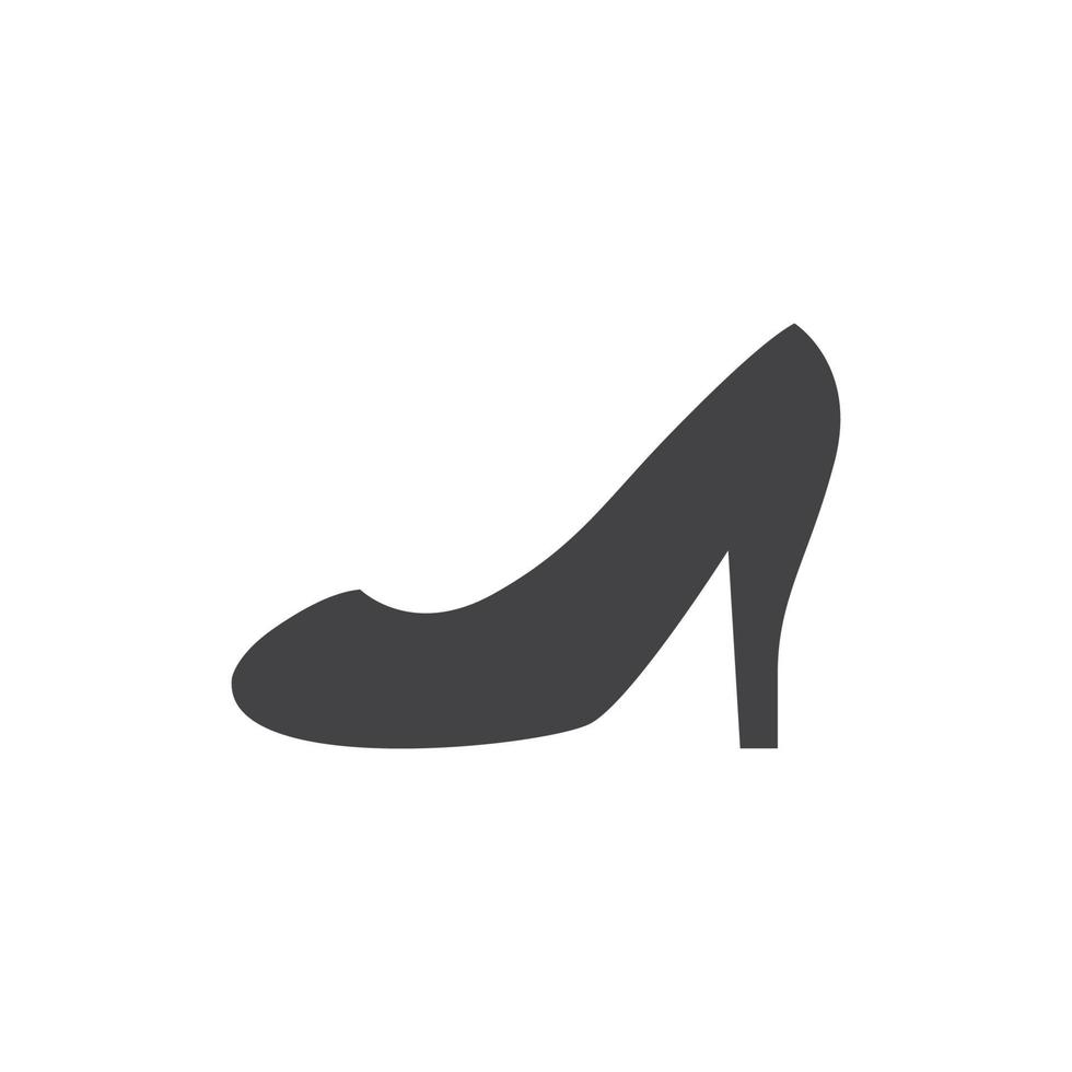 Vektor-Illustration von Frauen High Heels Vorlagensymbol vektor