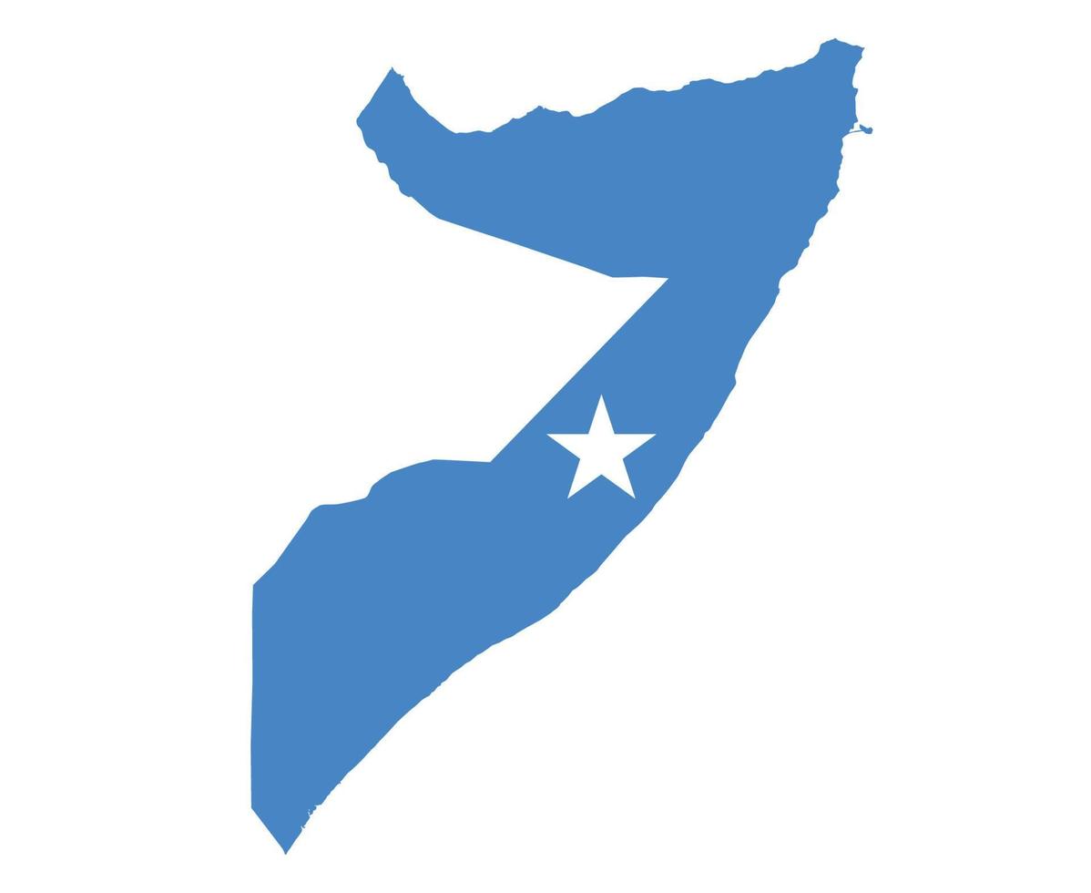 somalia flagga nationella Afrika emblem karta ikon vektor illustration abstrakt designelement