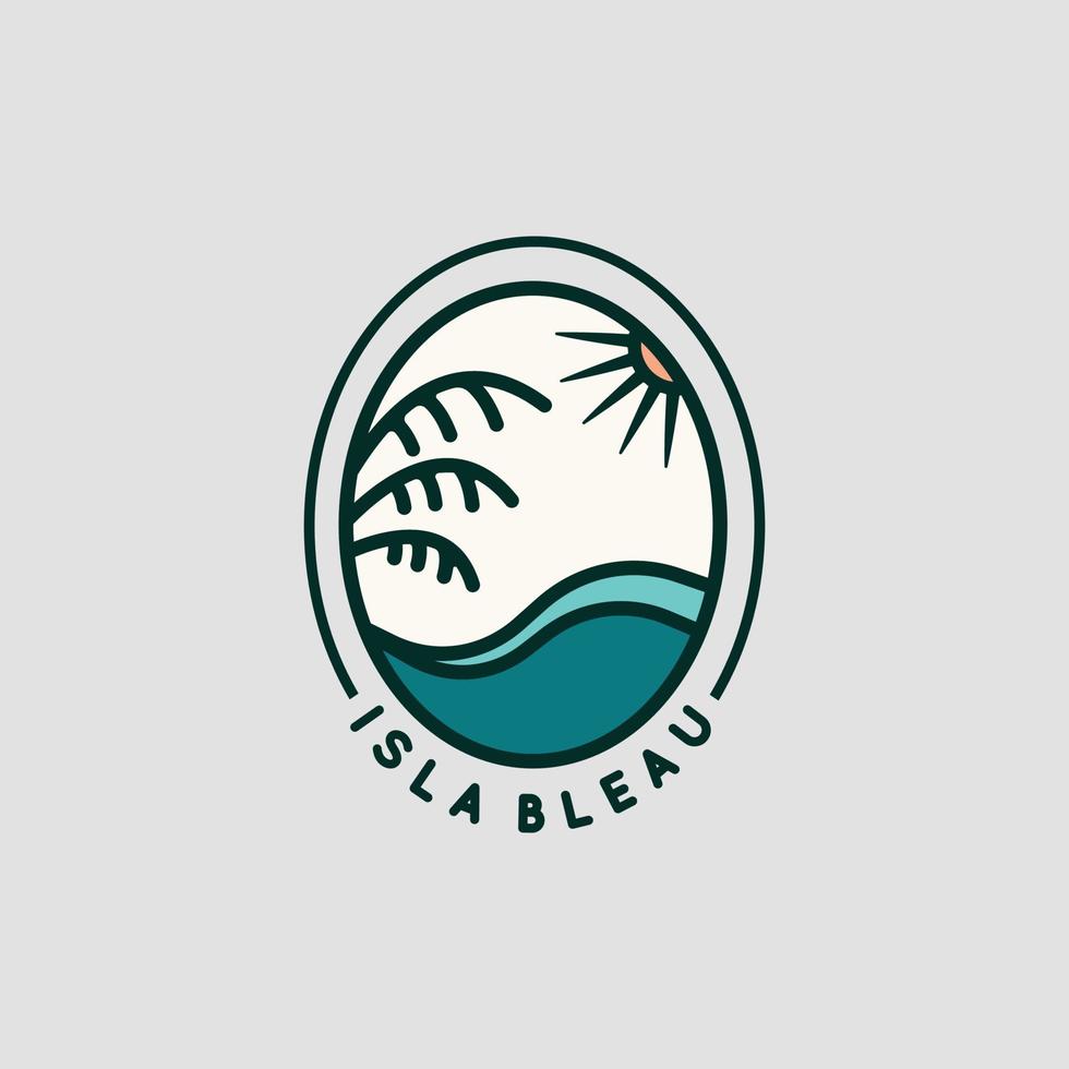sommar strand logotyp vektor för ditt företag eller företag