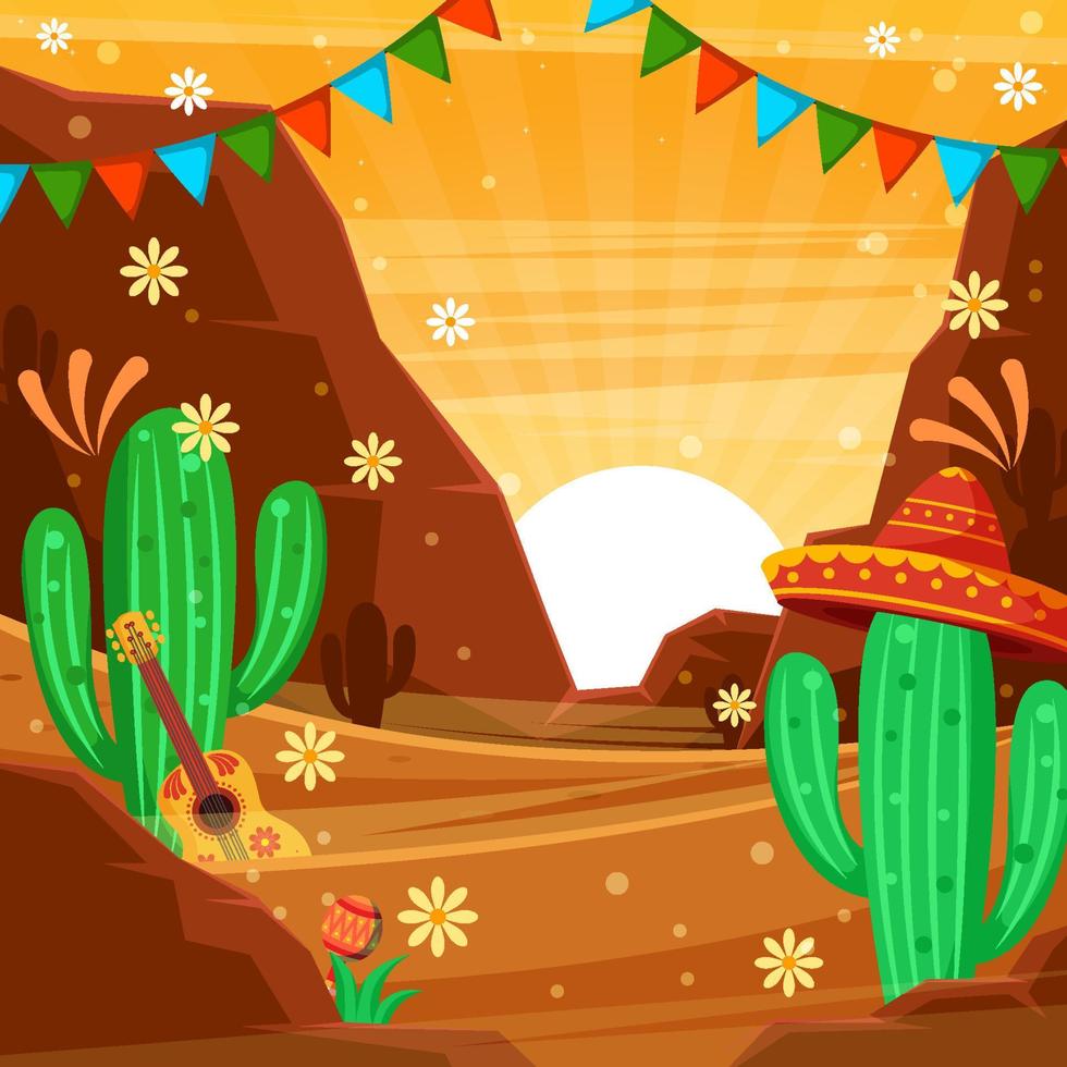 cinco de mayo hintergrund vektor