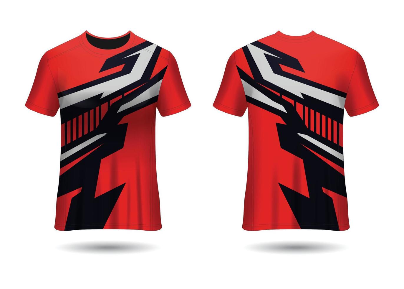 sport racing jersey design för team uniformer vektor