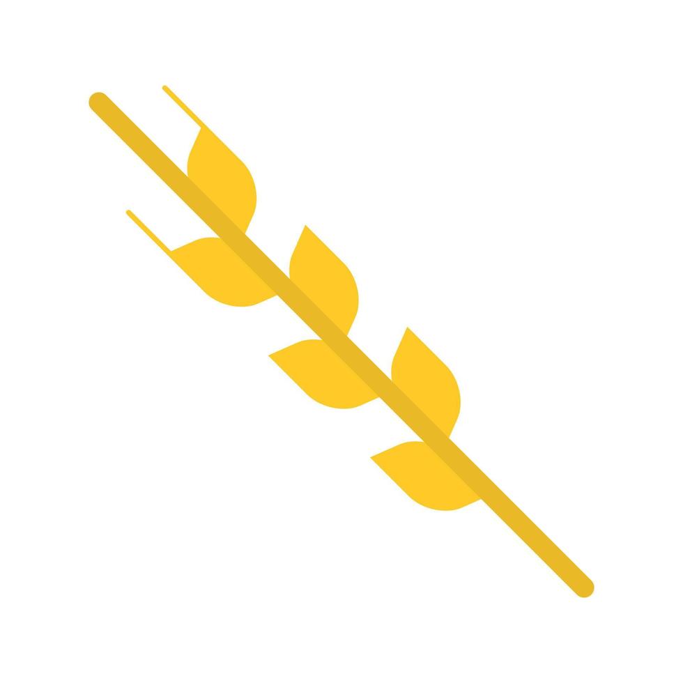 Ernte flaches mehrfarbiges Symbol vektor