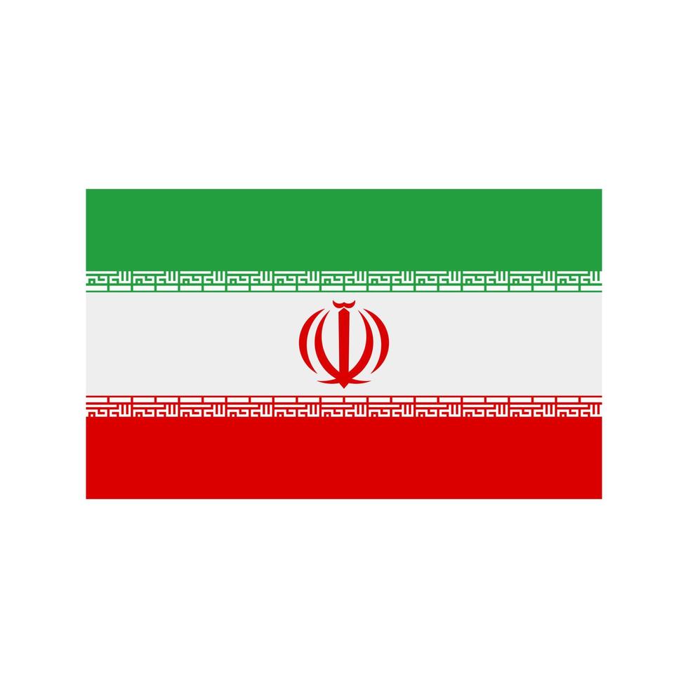 Iran flaches mehrfarbiges Symbol vektor