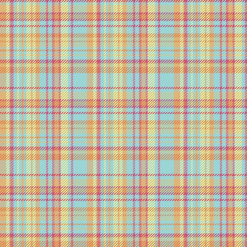 tartan plädmönster med textur och sommarfärg. vektor