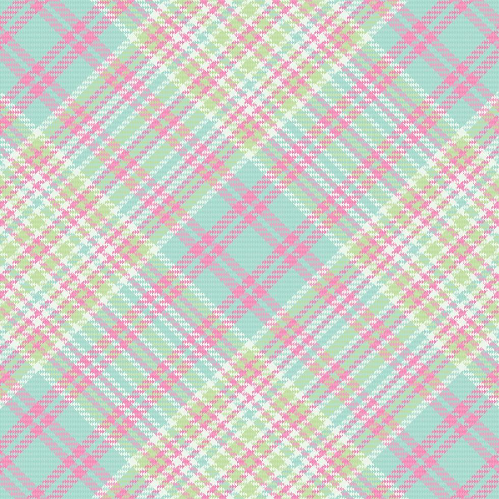 Tartan-Plaidmuster mit Textur und Sommerfarbe. vektor