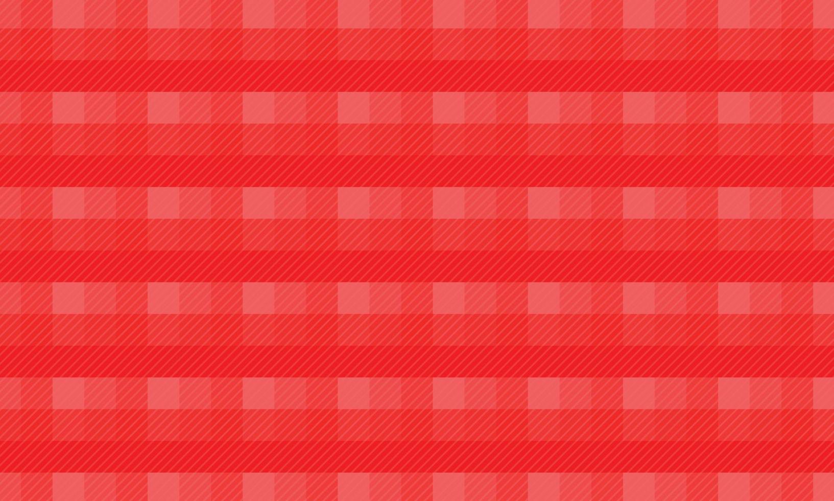 Nahtloser Musterhintergrund aus einer Vielzahl von roten Quadraten. vektor