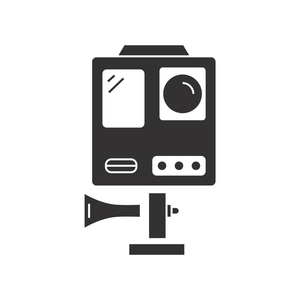 action kamera ikoner symbol vektor element för infographic webben