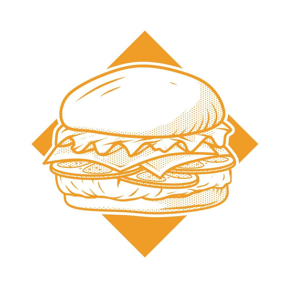 Burger Logo Design vektor