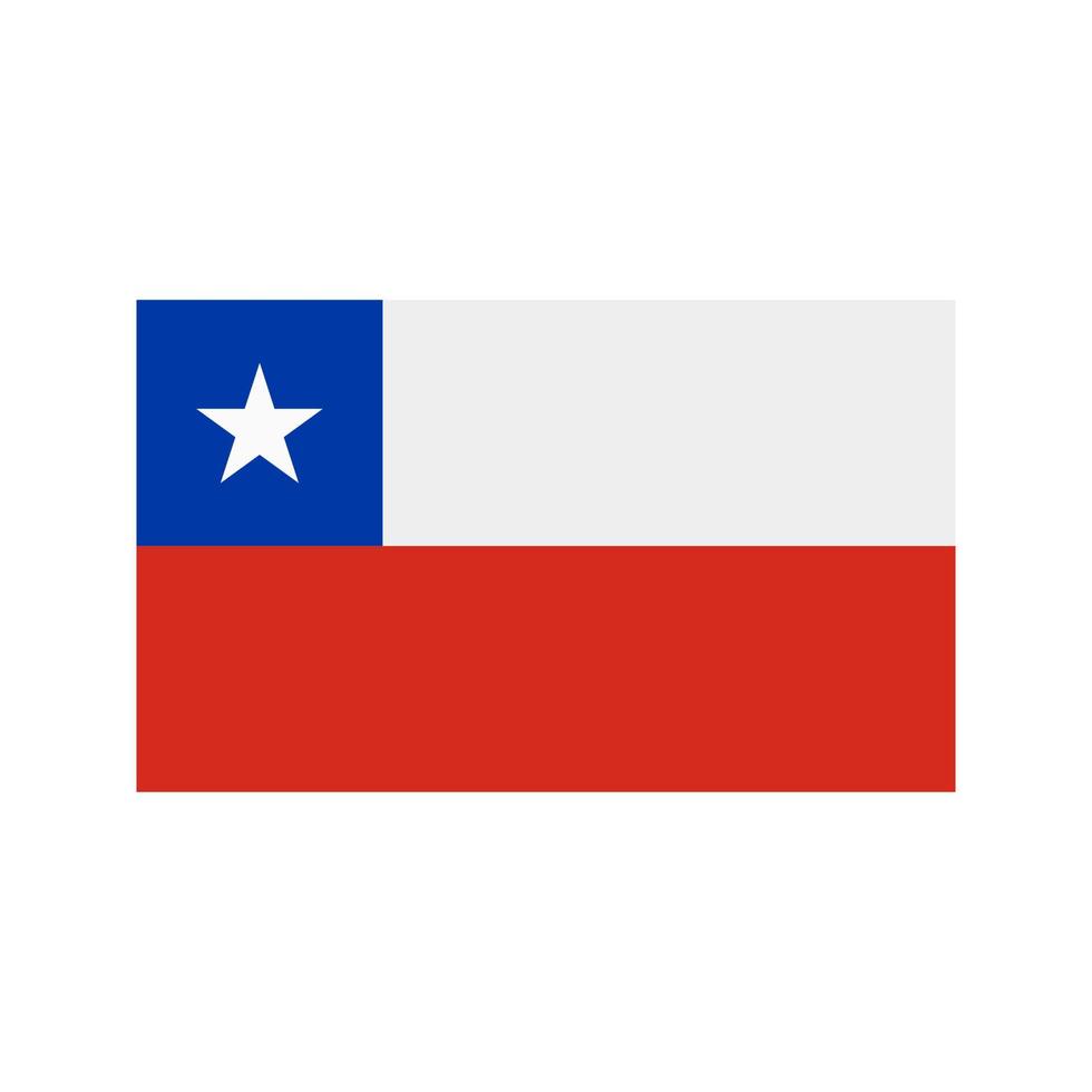 Chile flaches mehrfarbiges Symbol vektor