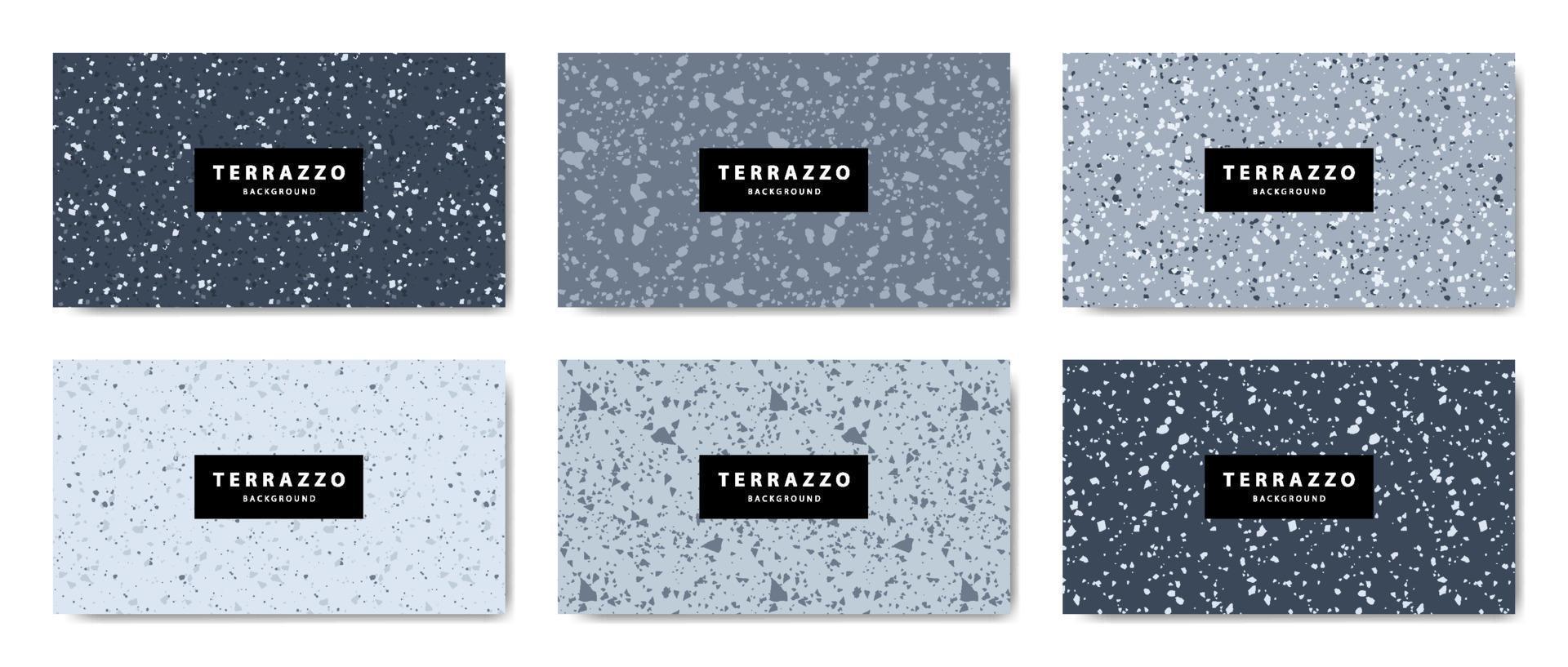 Terrazzo Bodentapete Hintergrund vektor