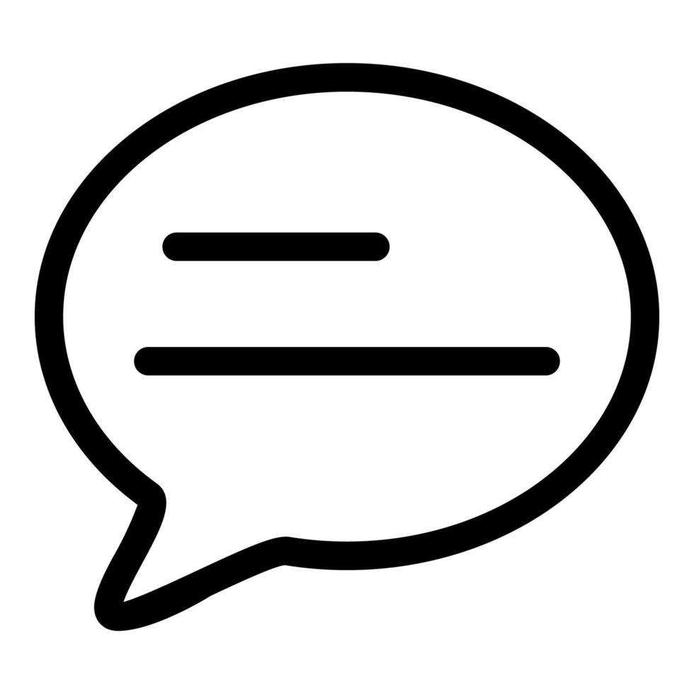 chat-symbol, ui-symbol vektor