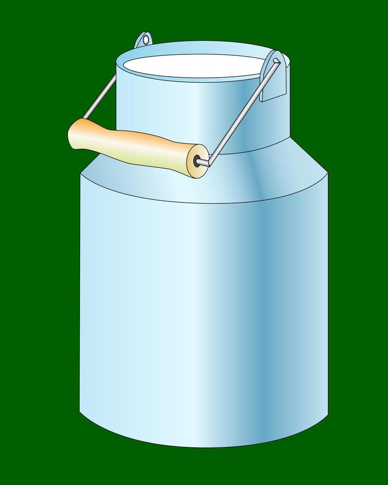 Milchdosen aus Aluminium vektor