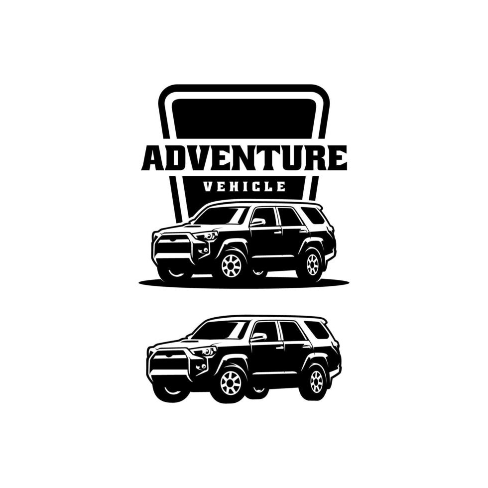 suv bil illustration logotyp vektor