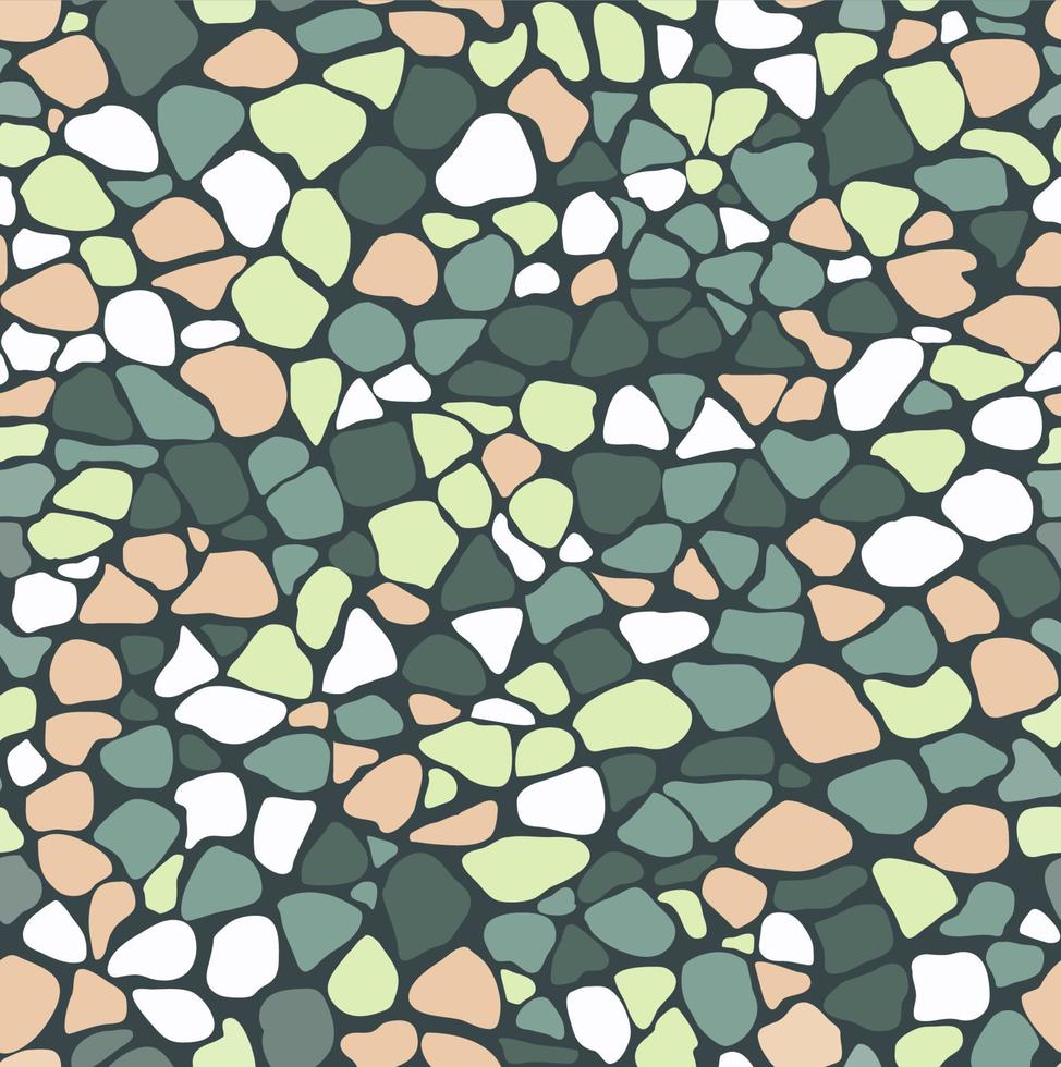 Nahtlose bunte chaotische Mosaikmuster. vektor