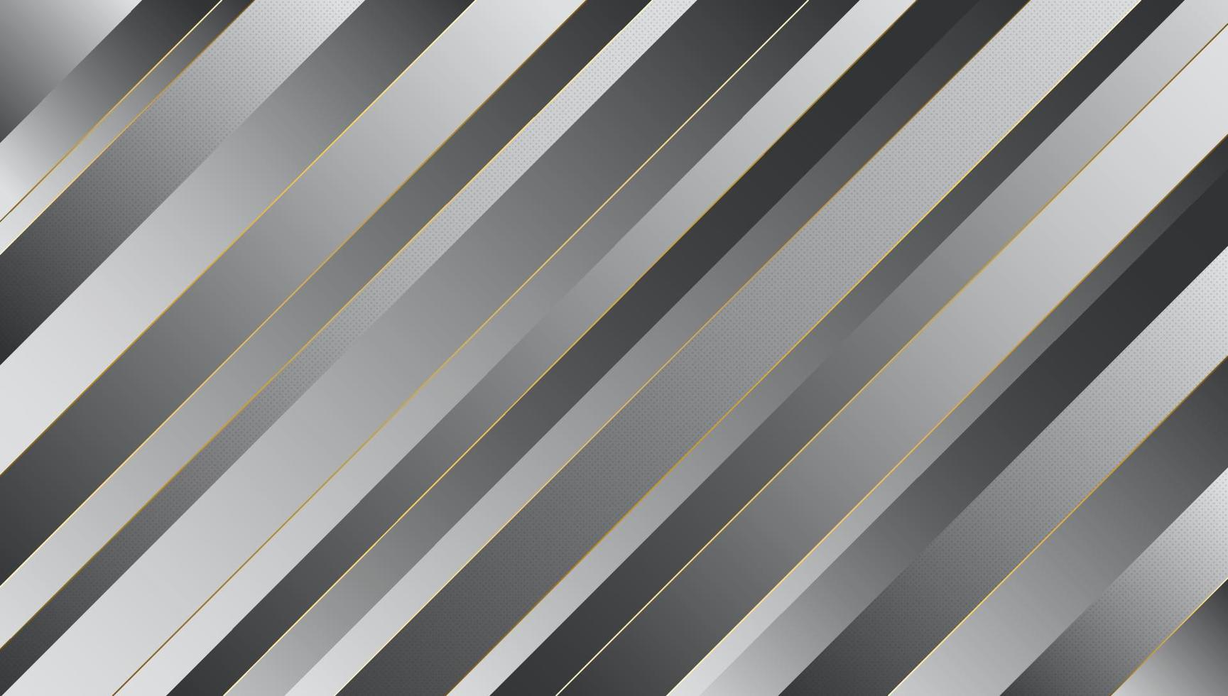abstrakte schwarze metallisch-goldene Farbverlauf geometrische Form und dimensionaler Texturhintergrund. vektor
