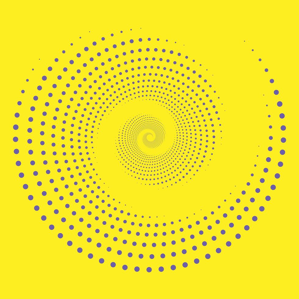 design mycket peri spiral prickar bakgrund. optisk illusion form. abstrakt modern bakgrund. optisk konst. vektor