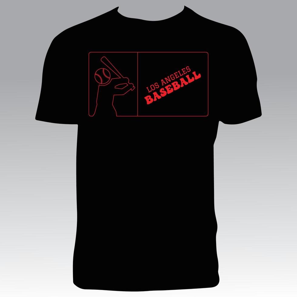 Baseball-T-Shirt-Design vektor