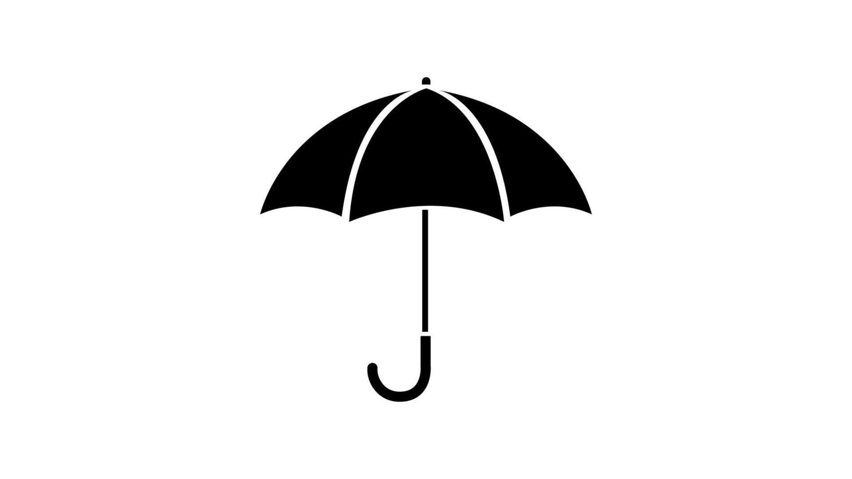 paraply ikon symbol vektor illustration