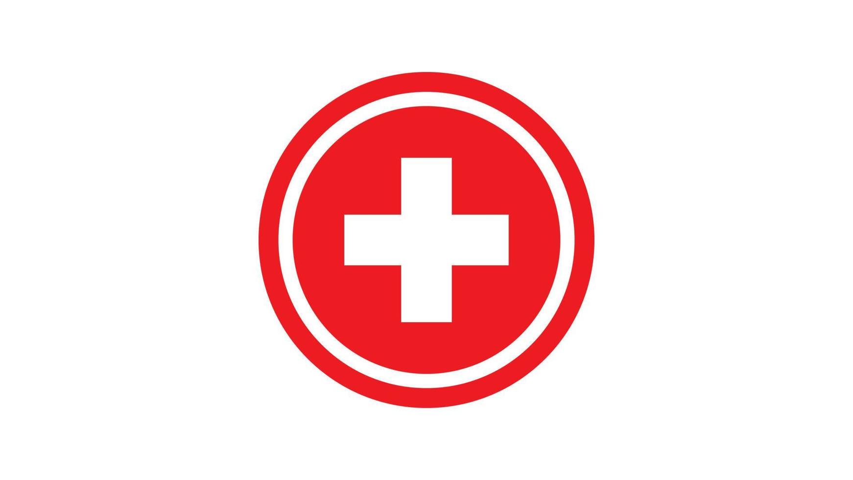 Gesundheitswesen Pluszeichen Vektor Symbol Illustration