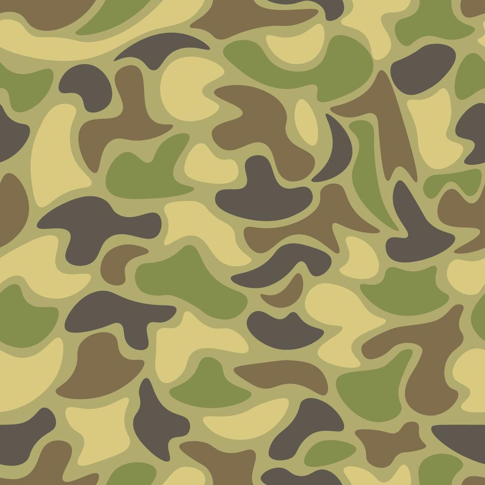 kamouflage hud sömlösa militära textilprodukter. bakgrund khaki vektor