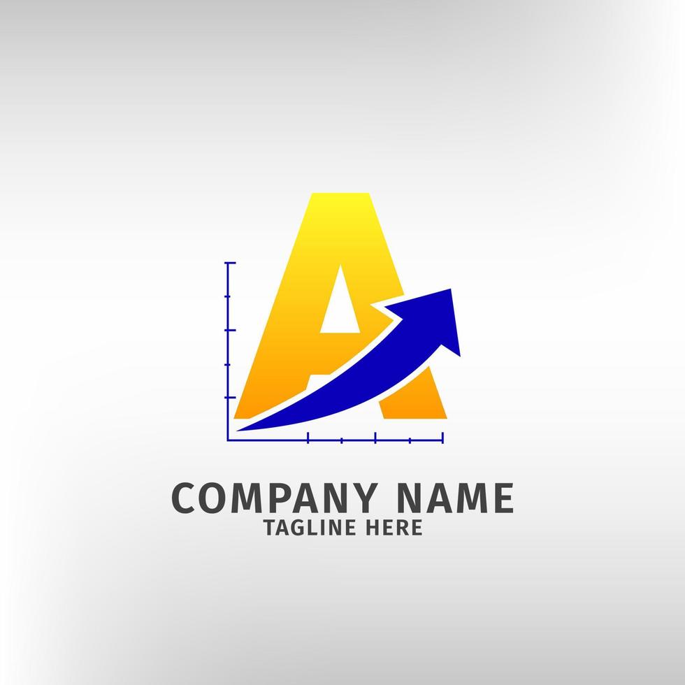 brev en trafik försäljning ikon logotyp mall för marknadsföringsföretag och finansiella eller andra företag vektor