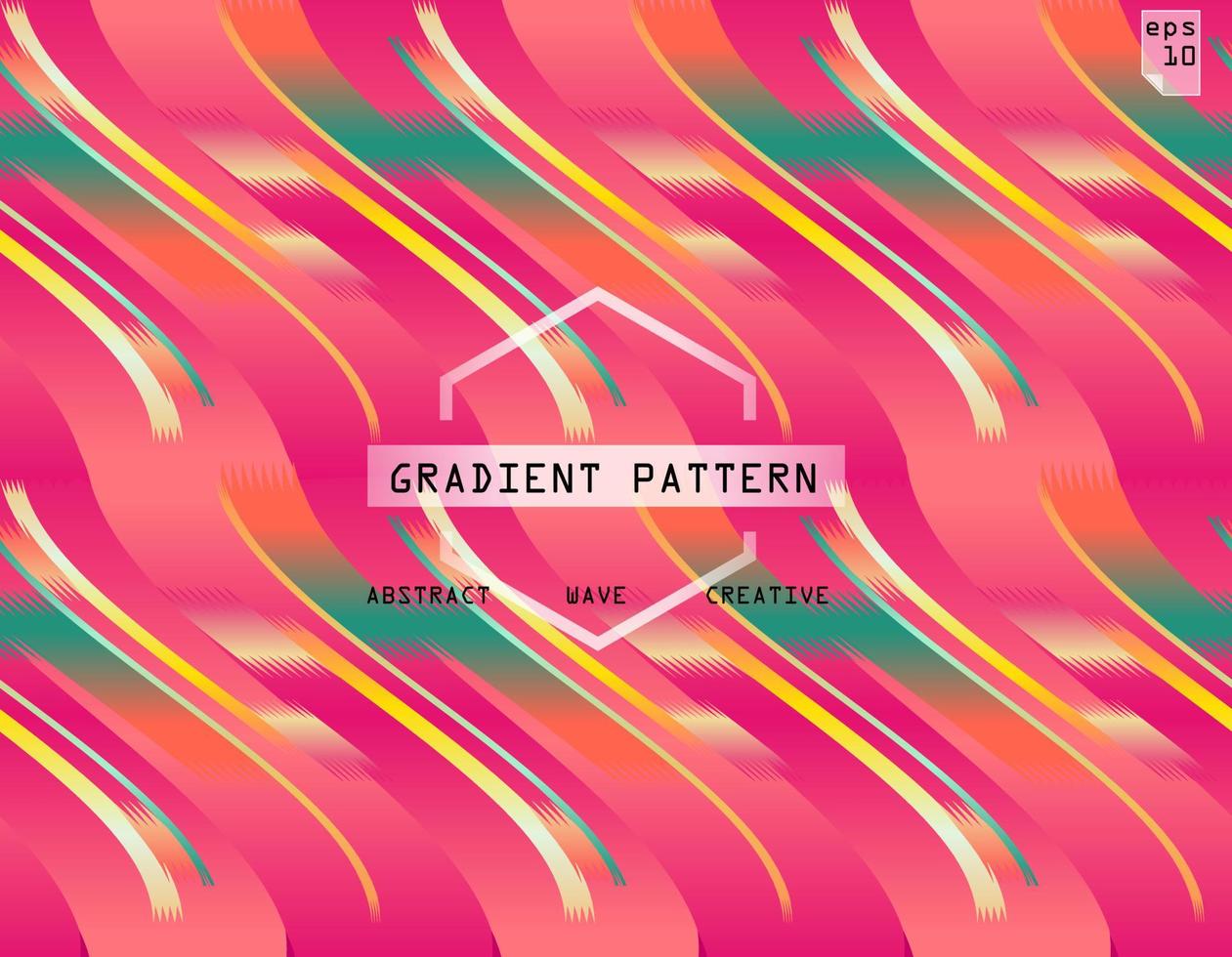 geometrisk gradient abstrakt bakgrund. slingrande organiska gradientmönster vektor